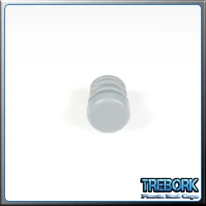 12mm grey round end caps 2 - Trebork
