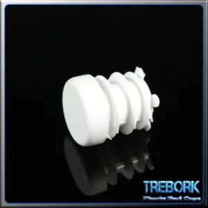 16mm white round end caps 1 - Trebork