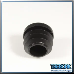 19mm black round end caps 4 - Trebork