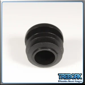 22mm black round end caps 5 - Trebork