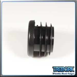 25mm black round end caps 5 - Trebork