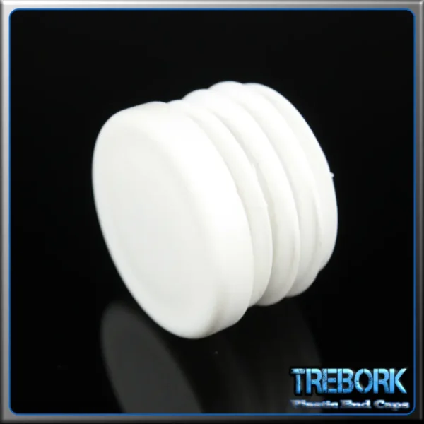 28mm white round end caps 5 - Trebork